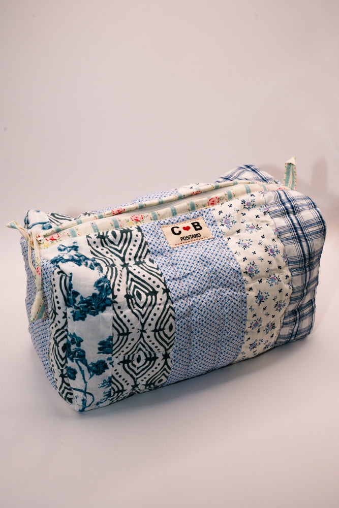 MakeUp Bag large Blue pastel